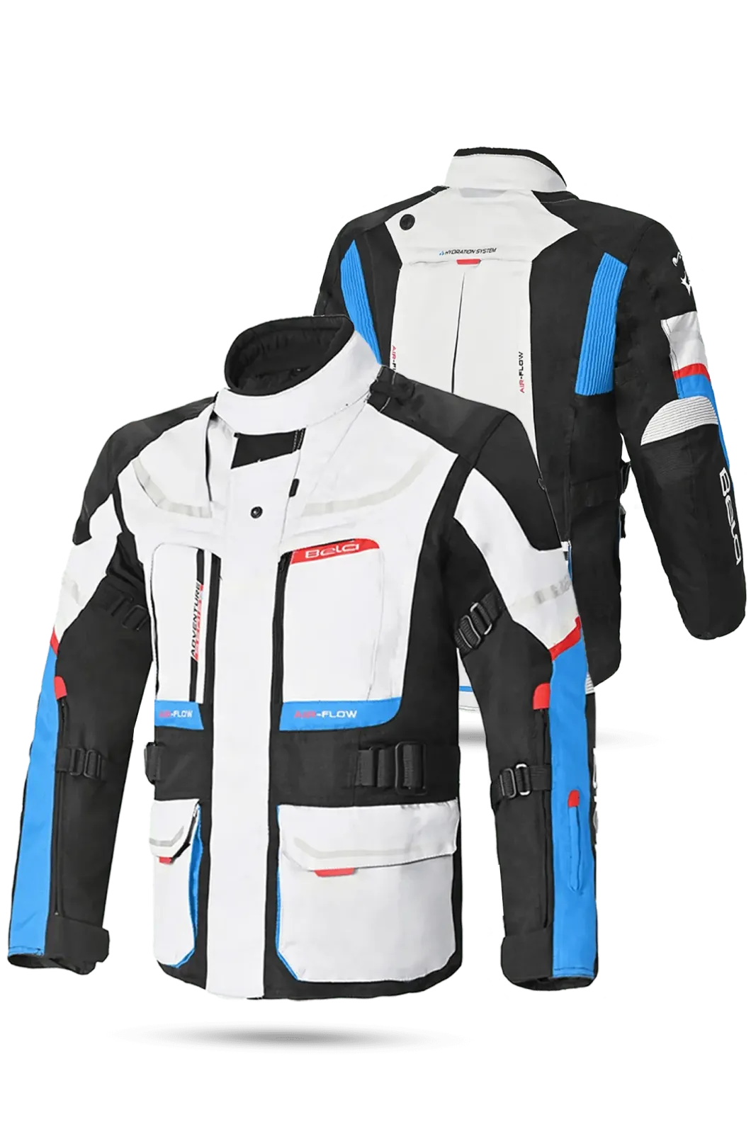 Bela Transformer Touring Jacket Grey / Black / Blue