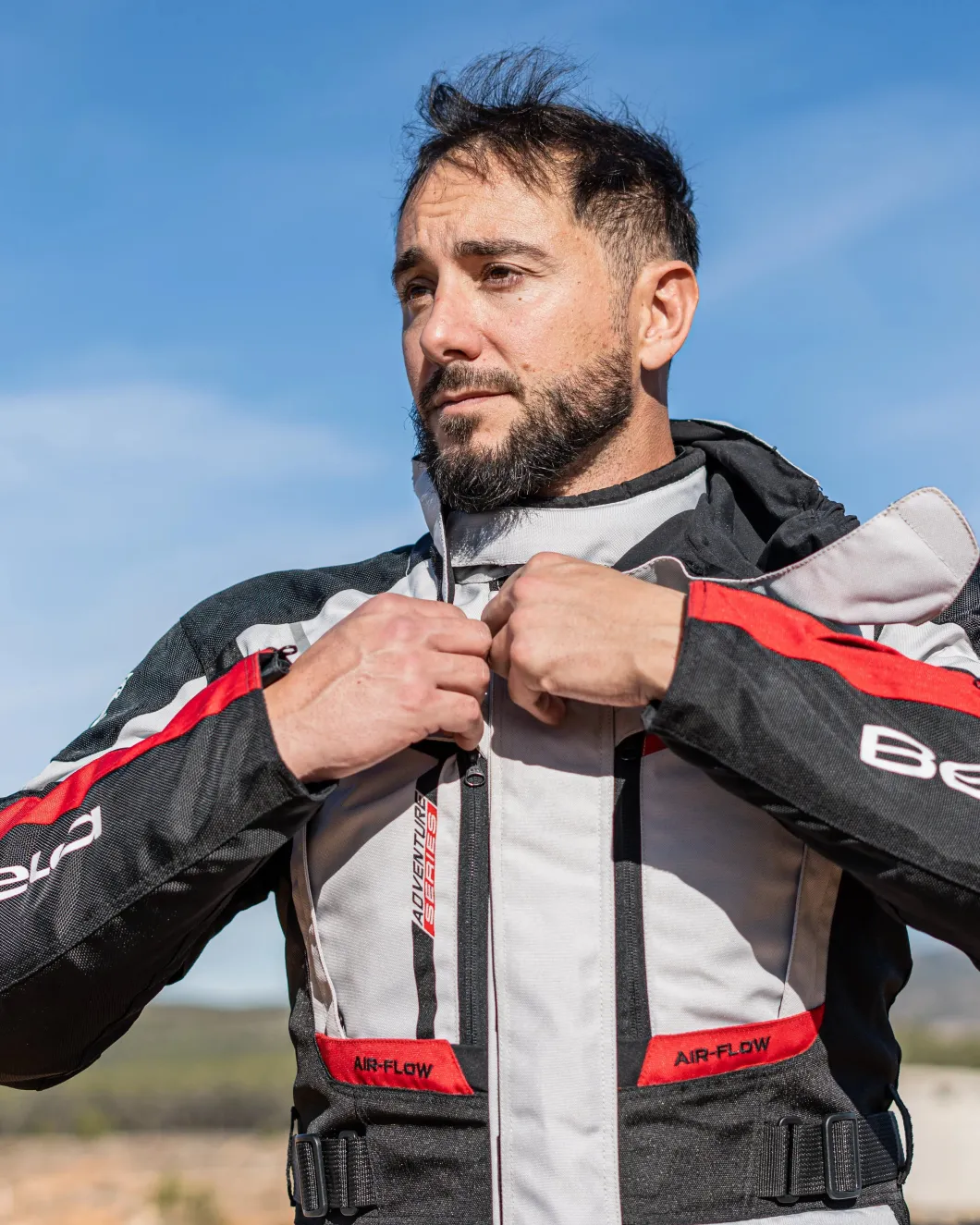 Bela Transformer Touring Jacket Grey / Black / Blue