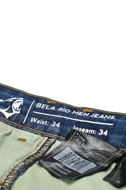 BELA - Trousers Rio 34L Tie & DY Light Blue