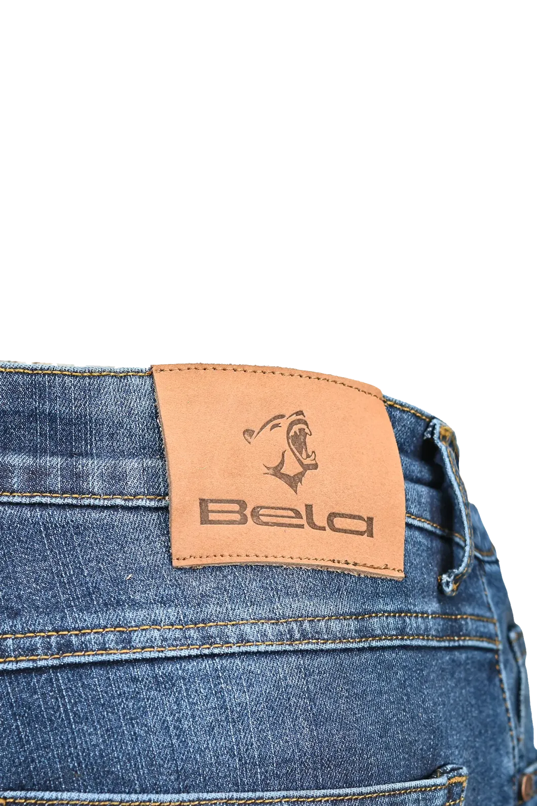 BELA - Trousers Rio 34L Tie & DY Light Blue