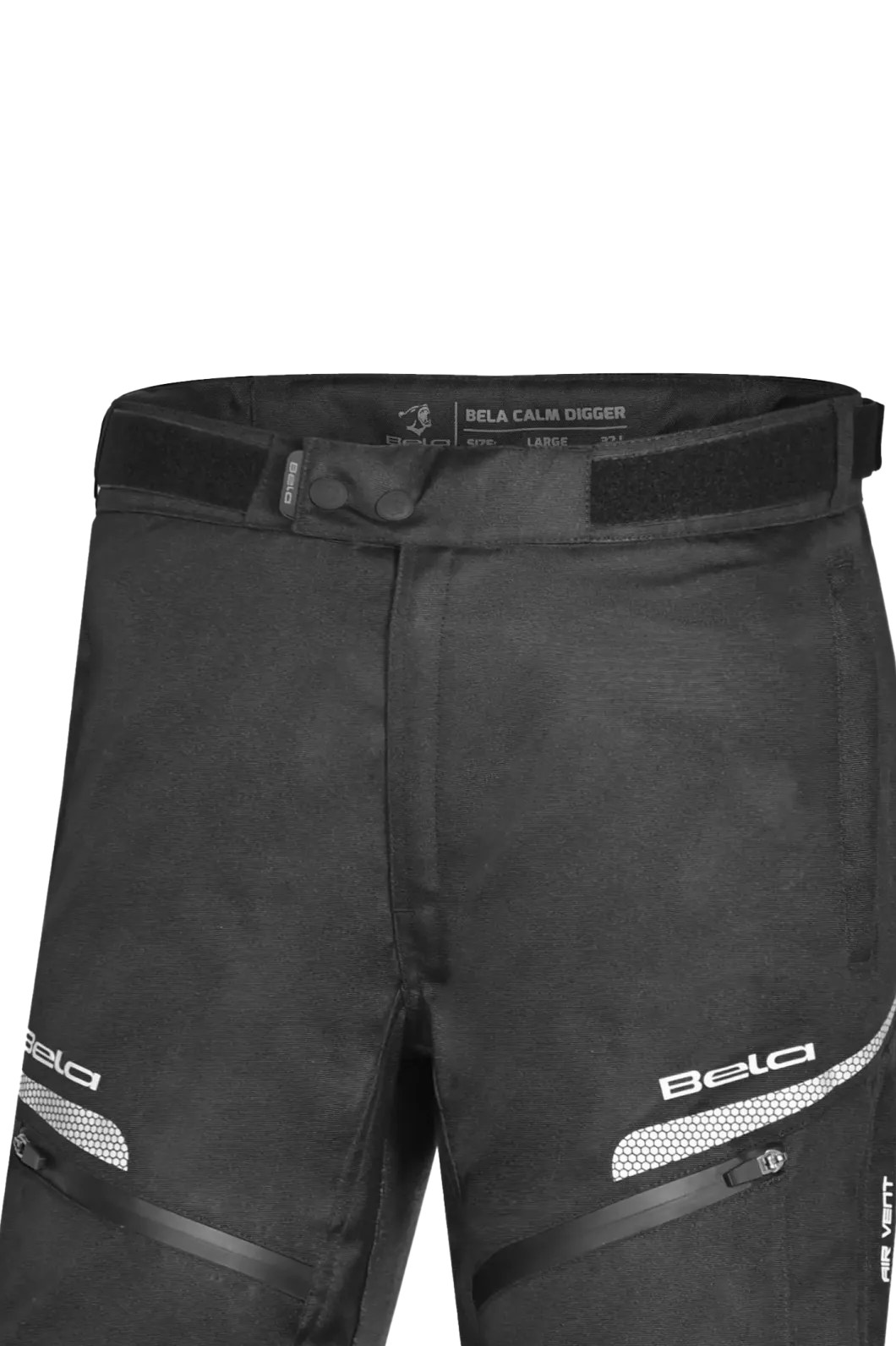 BELA - Trousers Textil Calm Digger 34L Black/F.Amarillo