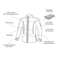 Bela Turin City Lady Women's Motorcycle Jacket Black