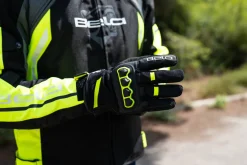 Bela Twix Men Motorcycle Gloves Black
