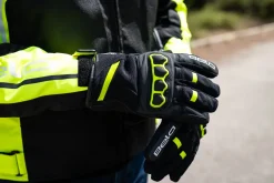 Bela Twix Men Motorcycle Gloves Black