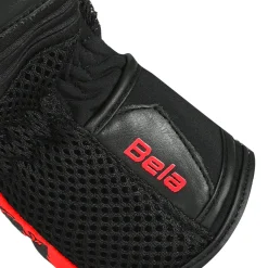 Bela Twix Men Motorcycle Gloves Black Red