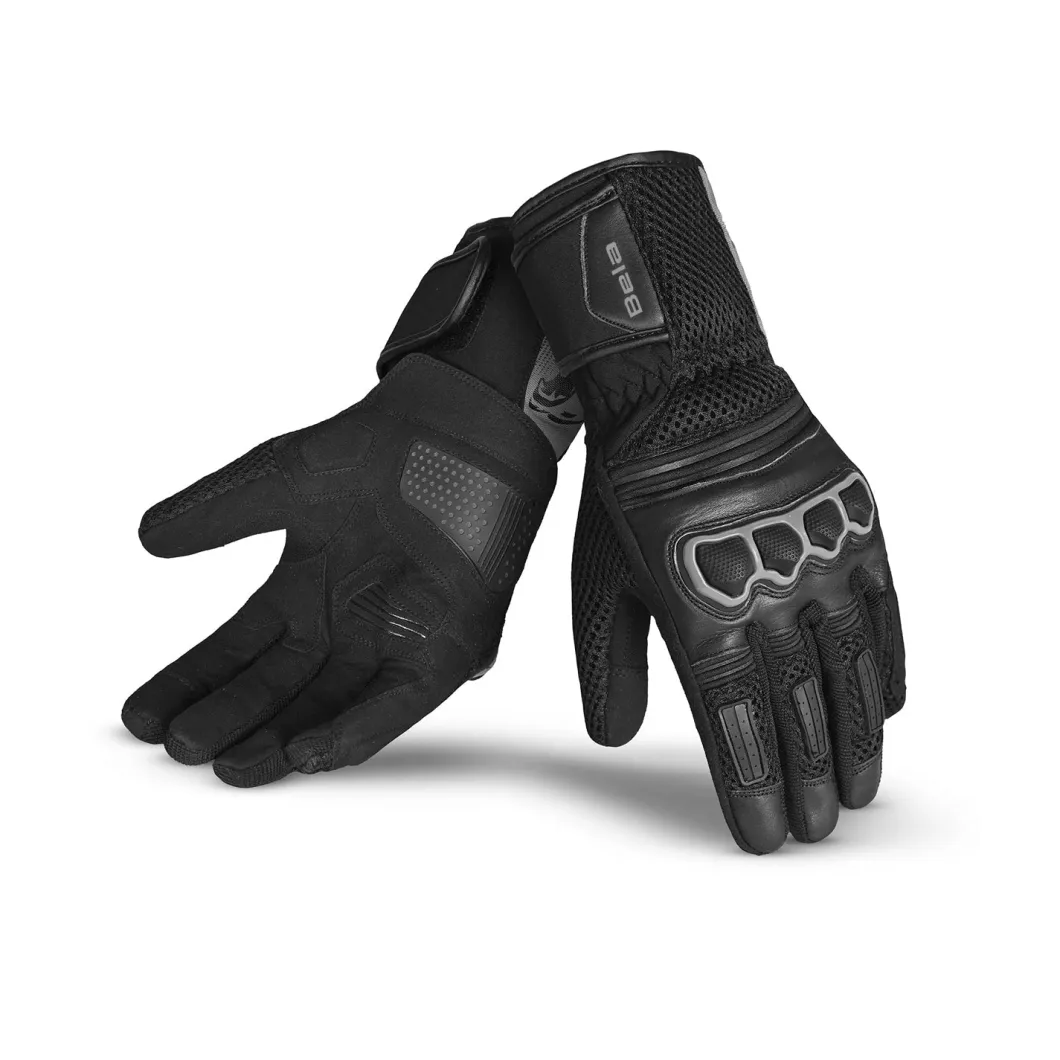 BELA Twix Men's Motorcycle Gloves Black Grey