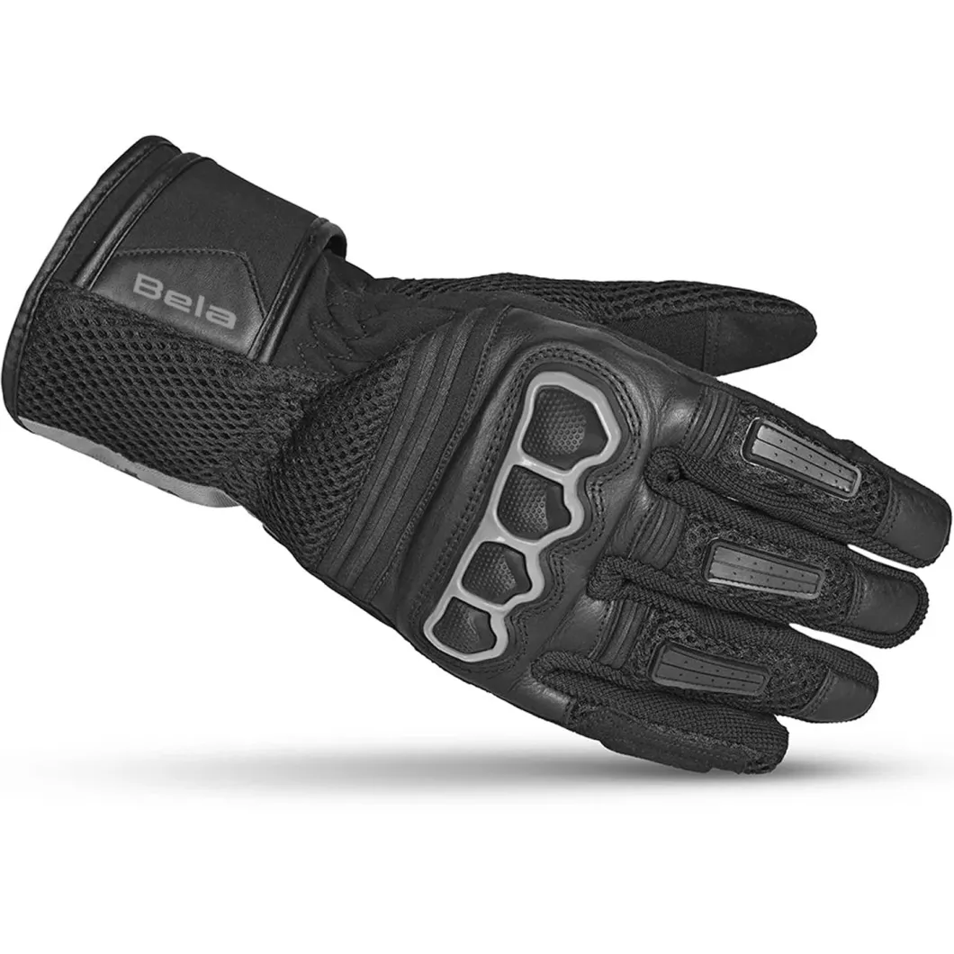 BELA Twix Men's Motorcycle Gloves Black Grey