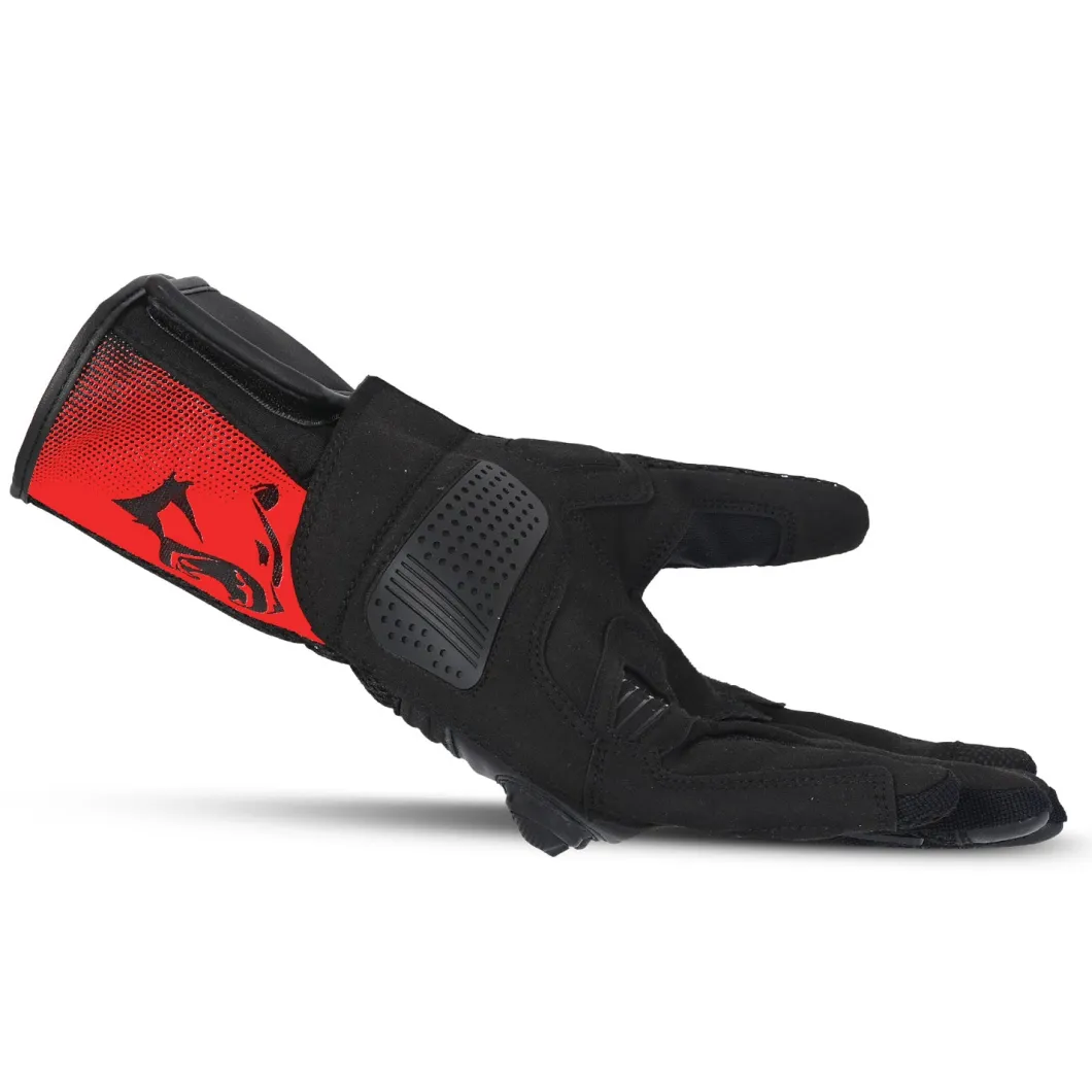 Bela Twix Women's Motorcycle Gloves - Black / Red