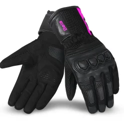 Bela Twix Women's Motorcycle Gloves Black Pink