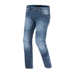 Bela Vega Men's Motorcycle Jeans Dirty Blue