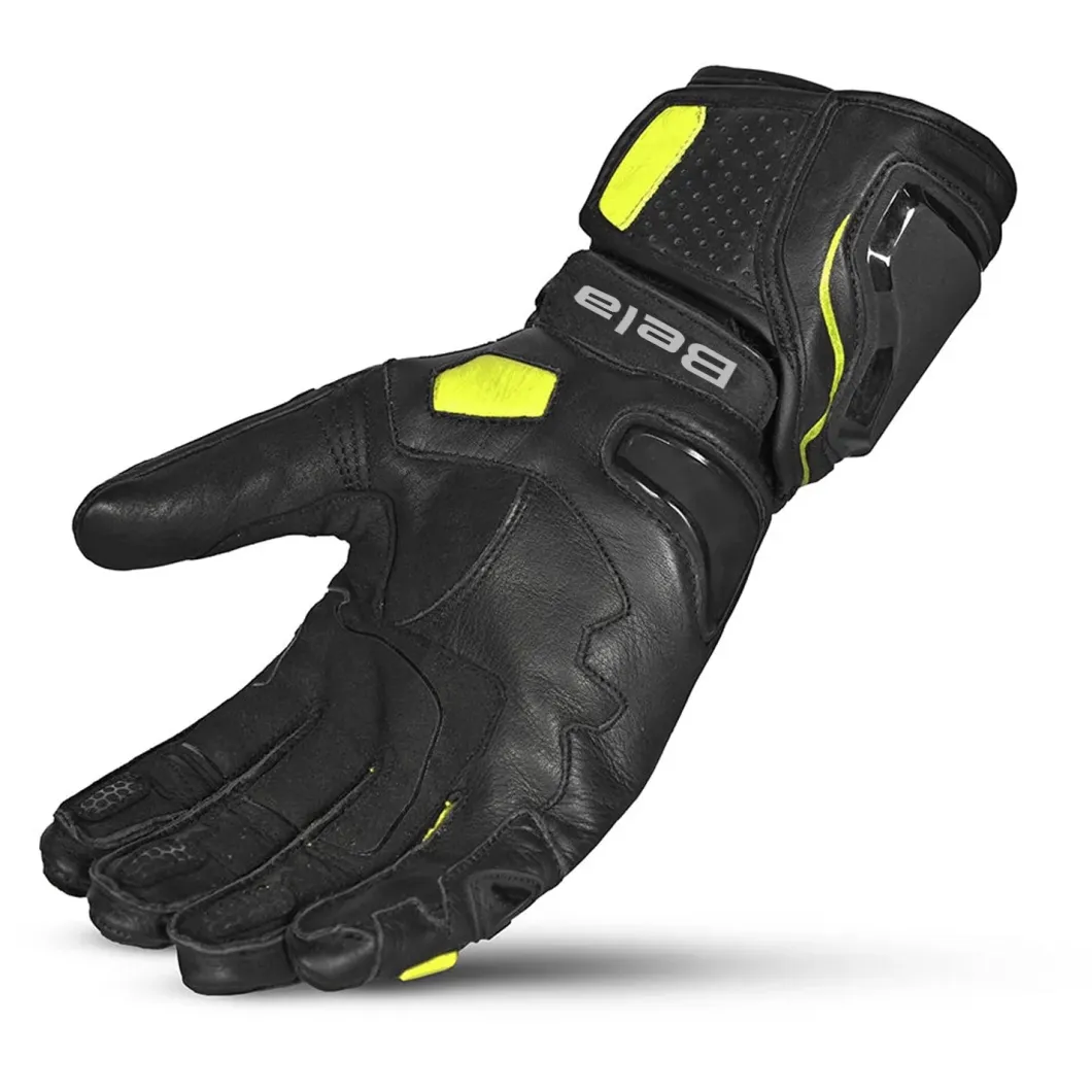 BELA Venom RS Women's Racing Gloves - Black/Fluorescent Yellow