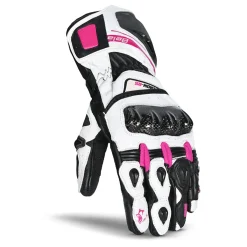 BELA Venom RS Women's Racing Gloves - White/Black/Pink
