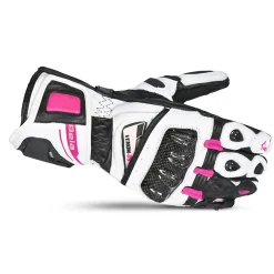 BELA Venom RS Women's Racing Gloves - White/Black/Pink