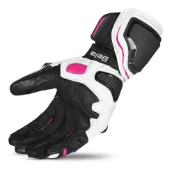 BELA Venom RS Women's Racing Gloves - White/Black/Pink
