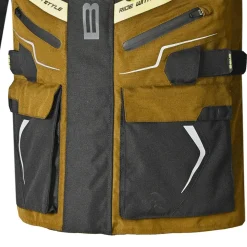 Bela Watson Touring Jacket Black/Brown/Yellow/White