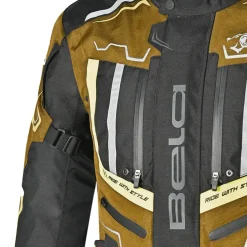 Bela Watson Touring Jacket Black/Brown/Yellow/White