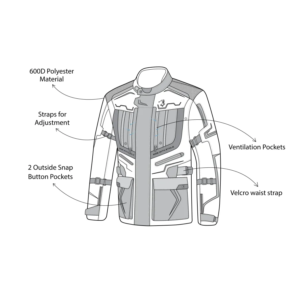Bela Watson Touring Jacket Black/Khaki