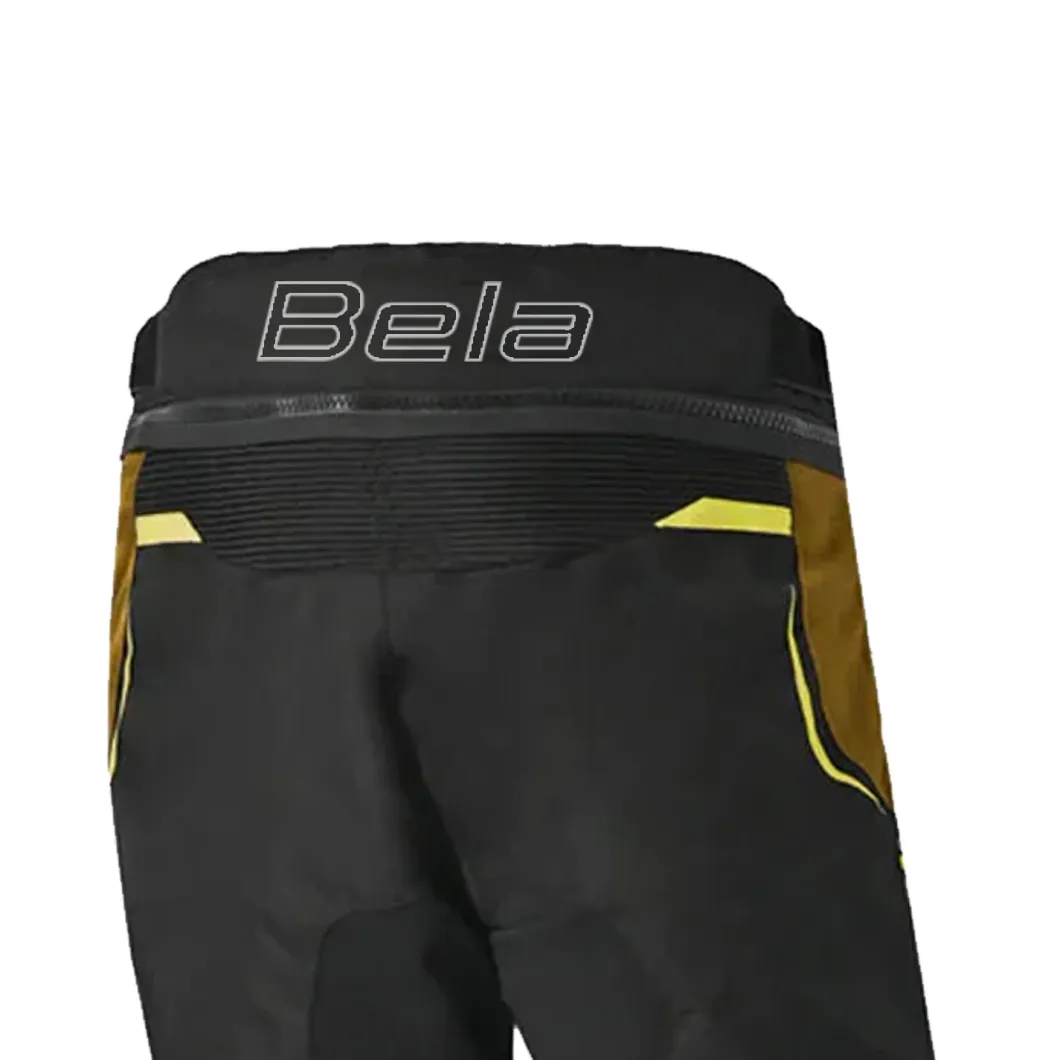 Bela Watson Touring Motorcycle Pants Black/Brown/Fluorescent Yellow