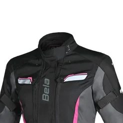 BELA - Women's Hurricane Jacket - Black Fushia Black 3 IN 1