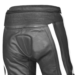 BELA X RACE PELLE PANTALONI DI MOTO UOMO ANTRA NERO BIANCO