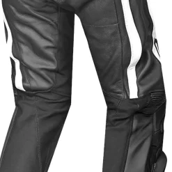 BELA X RACE PELLE PANTALONI DI MOTO UOMO ANTRA NERO BIANCO