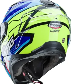 CABERG DRIFT EVO LB29 Full Face Motorcycle Helmets Black Yellow Fluo Blue