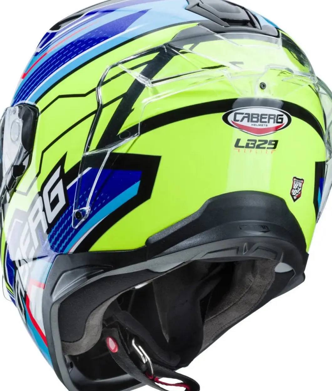 CABERG DRIFT EVO LB29 Full Face Motorcycle Helmets Black Yellow Fluo Blue
