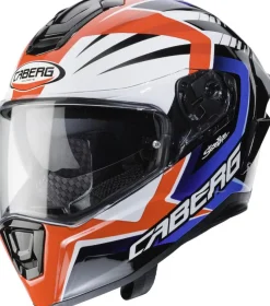 CABERG DRIFT EVO MR55 Full Face Motorcycle Helmets White Red Blue