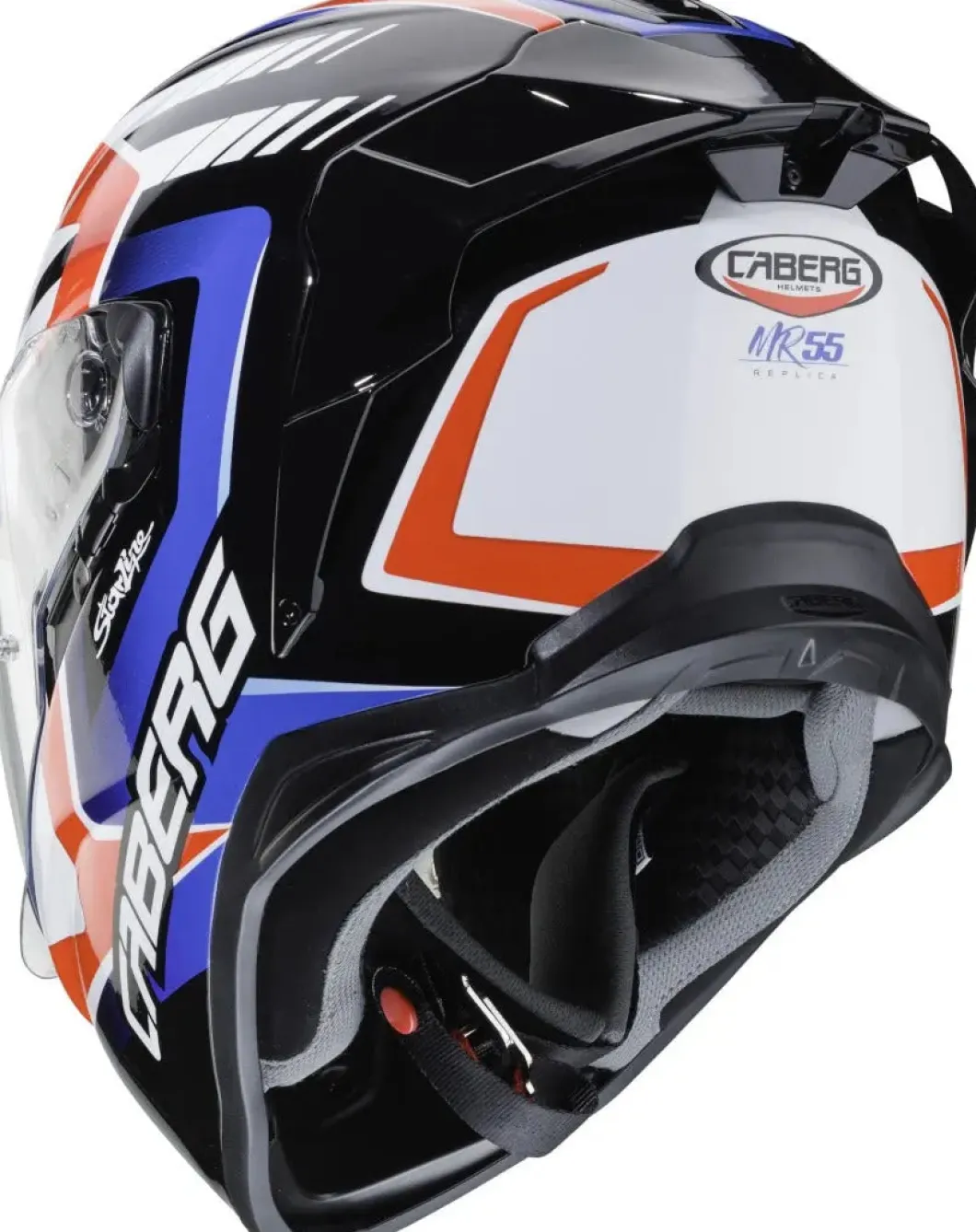 CABERG DRIFT EVO MR55 Full Face Motorcycle Helmets White Red Blue