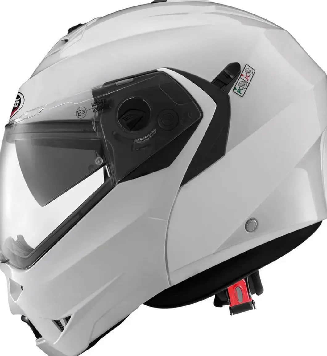 CABERG DUKE 2 Motorcycle Flip Front Modular Helmets Metallic White