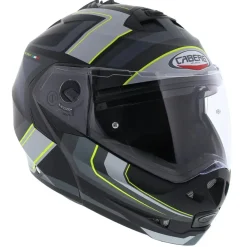 CABERG DUKE 2 TOUR Modular Motorcycle Helmets Matte Black Yellow Anthracite Silver