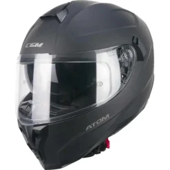 CGM 321A Atom Mono Full Face Motorcycle Helmets Matte Black