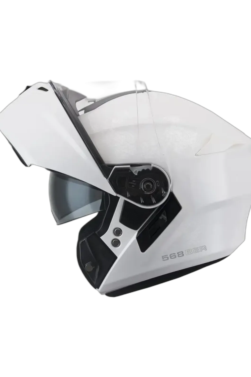 CGM 568A BER MONO MODULAR FLIP UP MOTORCYCLE HELMETS WHITE