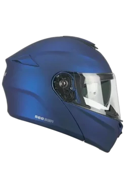 CGM 568A BER MONO Modular Motorcycle Helmets Satin Blue