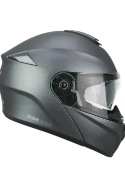 CGM 568A BER MONO Modular Motorcycle Helmets Satin Anthracite