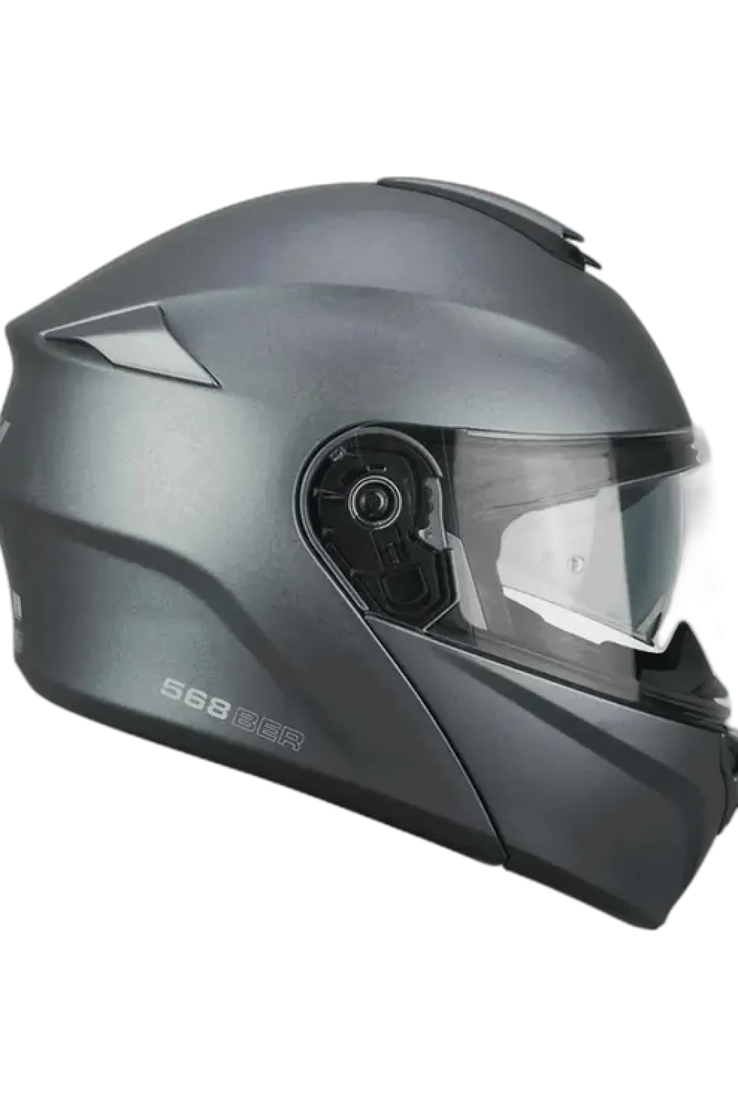 CGM 568A BER MONO Modular Motorcycle Helmets Satin Anthracite