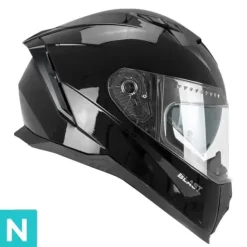 CGM 311A BLAST MONO CASCO INTEGRALE MOTO NERO LUCIDO