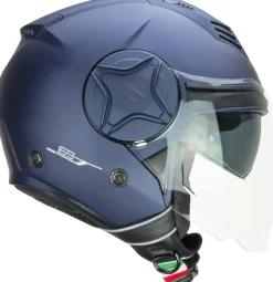 CGM 169A ILLI MONO DEMI Jet Helmets MATT Satin Blue