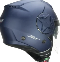 CGM 169A ILLI MONO DEMI Jet Helmets MATT Satin Blue