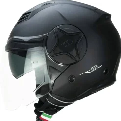 CGM 169A ILLI Mono Jet Motorcycle Helmet Matte Black