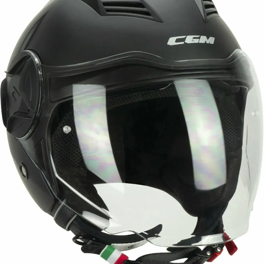 CGM 169A ILLI Mono Jet Motorcycle Helmet Matte Black