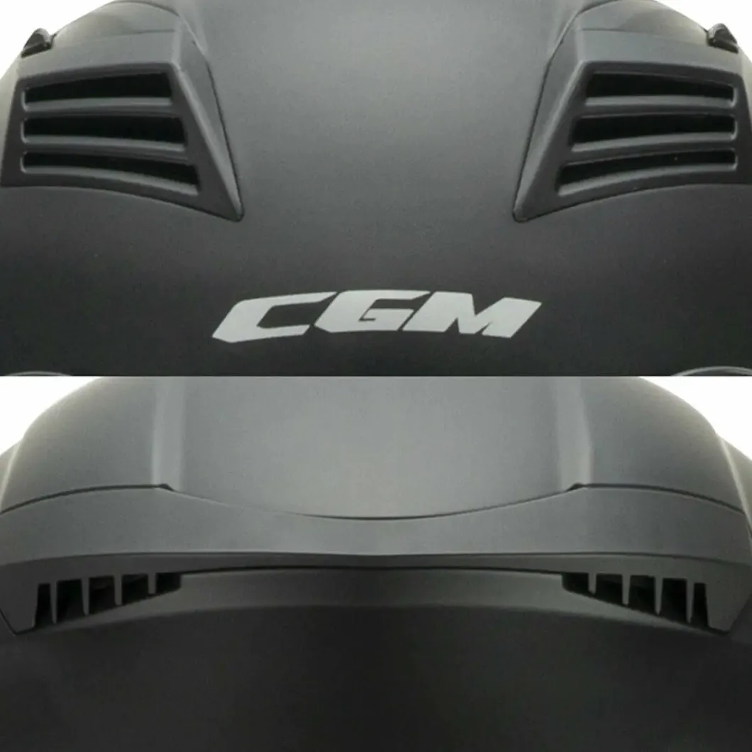 CGM 169A ILLI Mono Jet Motorcycle Helmet Matte Black