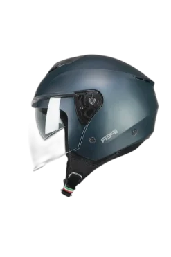 CGM 126A IPER MONO Jet Helmets Satin Petrol