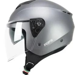 CGM 126A IPER MONO Motorcycle Jet Helmets Satin Anthracite