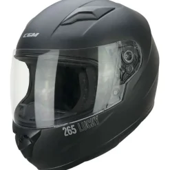 CGM 265A LUCKY MONO Moto Integral Casco Negro Mate