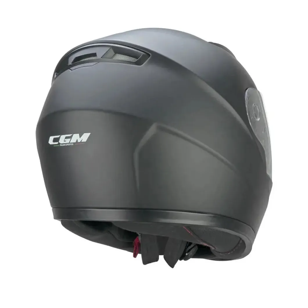 CGM 265A LUCKY MONO Moto Integral Casco Negro Mate