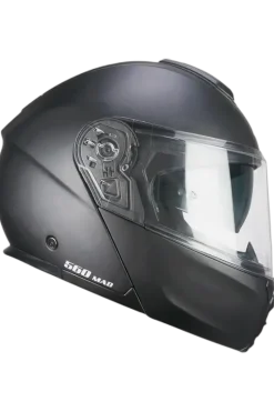 CGM - 560A MAD MONO Modular Motorcycle Helmets Matte Black