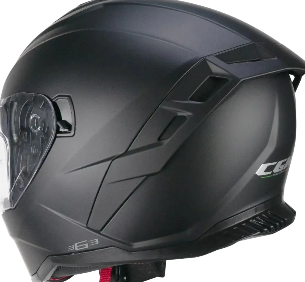 CGM 363A SHOT MONO Full Face Motorcycle Helmets Matte Black