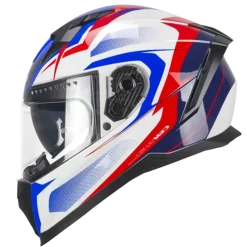 CGM 311G BLAST SPORT Full Face Motorcycle Helmets White Blue