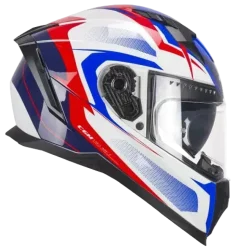 CGM 311G BLAST SPORT Full Face Motorcycle Helmets White Blue
